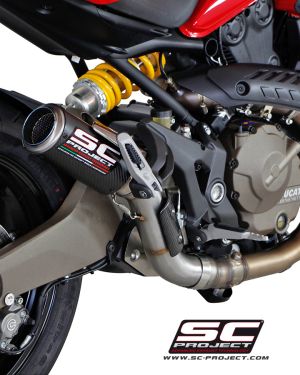 SC-Project 2014-2017 Ducati Monster 821 CR-T Slip On Exhaust
