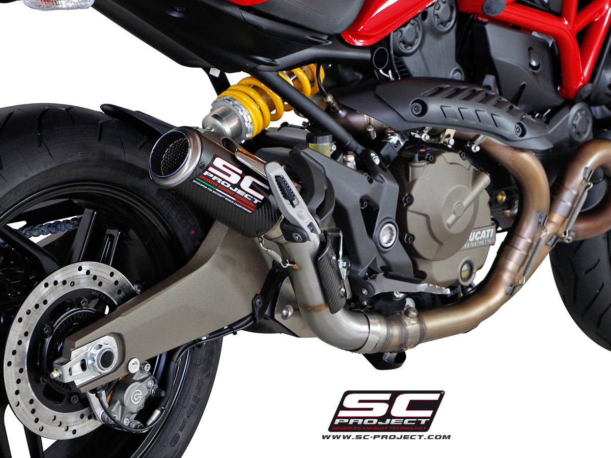 SC-Project 2014-2017 Ducati Monster 821 CR-T Slip On Exhaust