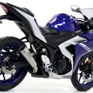 Arrow Pro Race Nichrom Slip On Muffler for 2015-2018 Yamaha YZF-R3