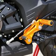 Sato Racing “Race Concept” Adjustable Rearsets – GP Shift – 2016-2019 Kawasaki Z125 Pro