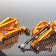 Sato Racing “Race Concept” Adjustable Rearsets – GP Shift – 2016-2019 Kawasaki Z125 Pro