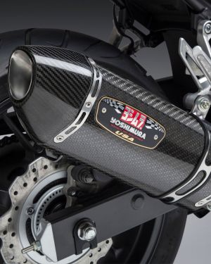 Yoshimura R-77 Race Series Exhaust System with Carbon Fiber Cannister for 2014-2018 Honda CBR500R