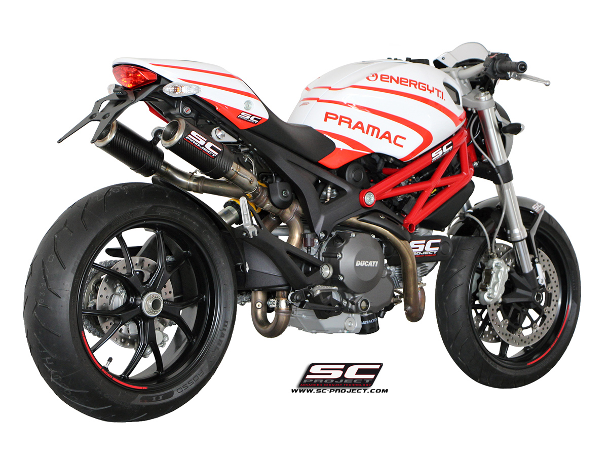 SC-Project Ducati Monster 696 / 796 / 1100 CR-T Slip On Exhaust