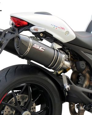 SC-Project Ducati Monster 696 / 796 / 1100 Oval Slip On Exhaust