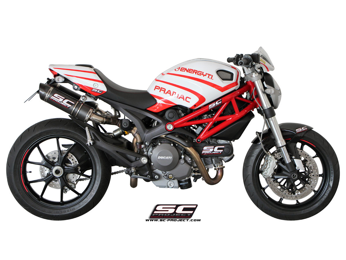 SC-Project Ducati Monster 696 / 796 / 1100 GP-Tech Slip On Exhaust