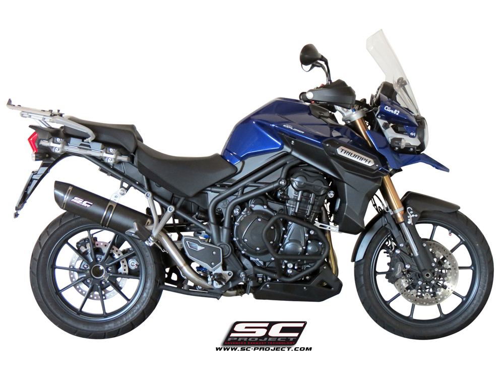 SC-Project Oval High Mount Slip On Triumph Explorer 1200  2011-2016