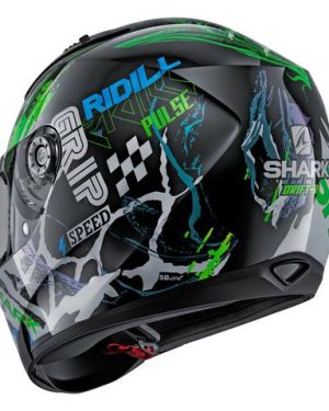 SHARK RIDILL DRIFT-R Helmet – Black / Green / Blue