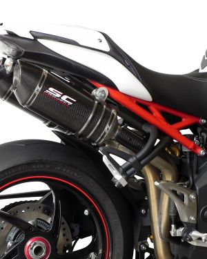 SC-Project Oval High Mount Slip Ons Triumph Speed Triple / R 2011-2015