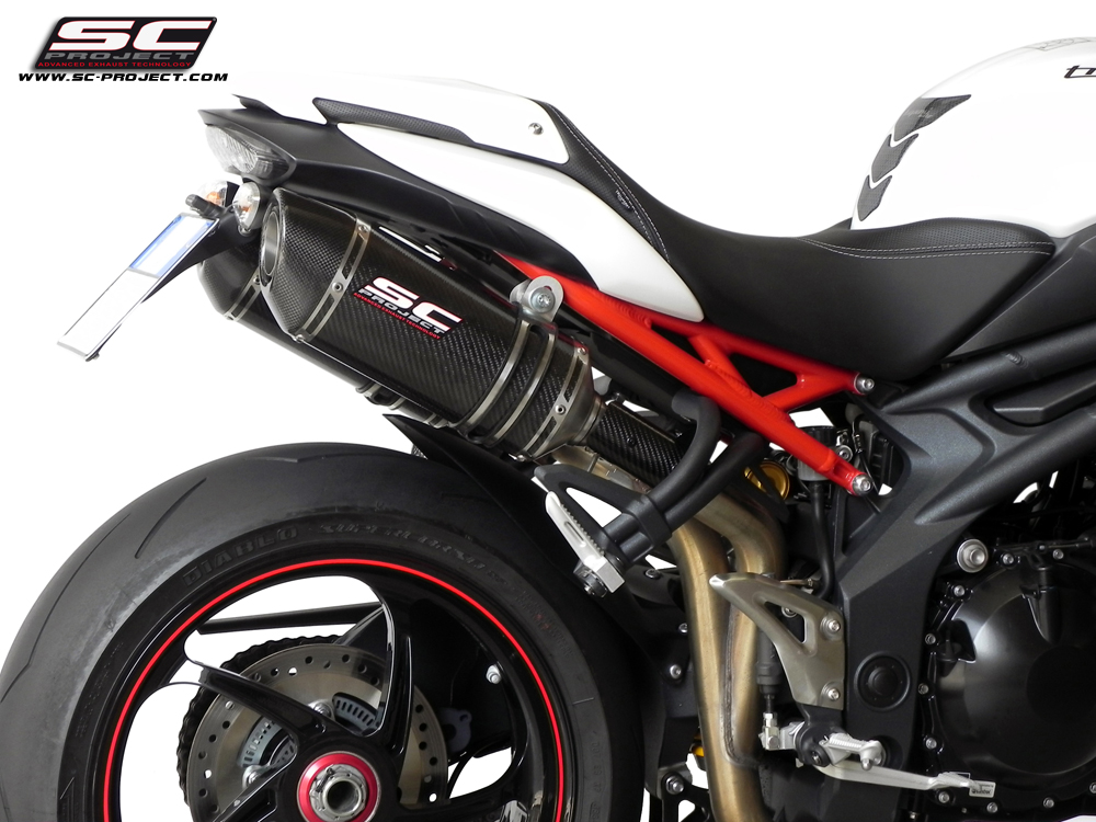 SC-Project Oval High Mount Slip Ons Triumph Speed Triple / R 2011-2015