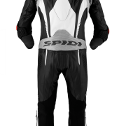 Spidi Warrior Wind Pro Leather Race Suit – Black / White – Size 50