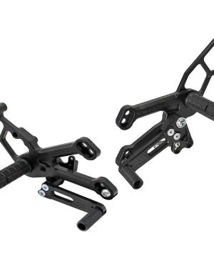 Woodcraft Adjustable Rearsets (Standard Shift) for 2015-2023 Yamaha YZF-R3