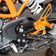 Sato Racing Adjustable Rearsets- Standard Shift – 2015-2019 KTM RC390 / RC125