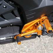Sato Racing “Race Concept” Adjustable Rearsets – Street Shift – 2016-2019 Kawasaki Z125 Pro