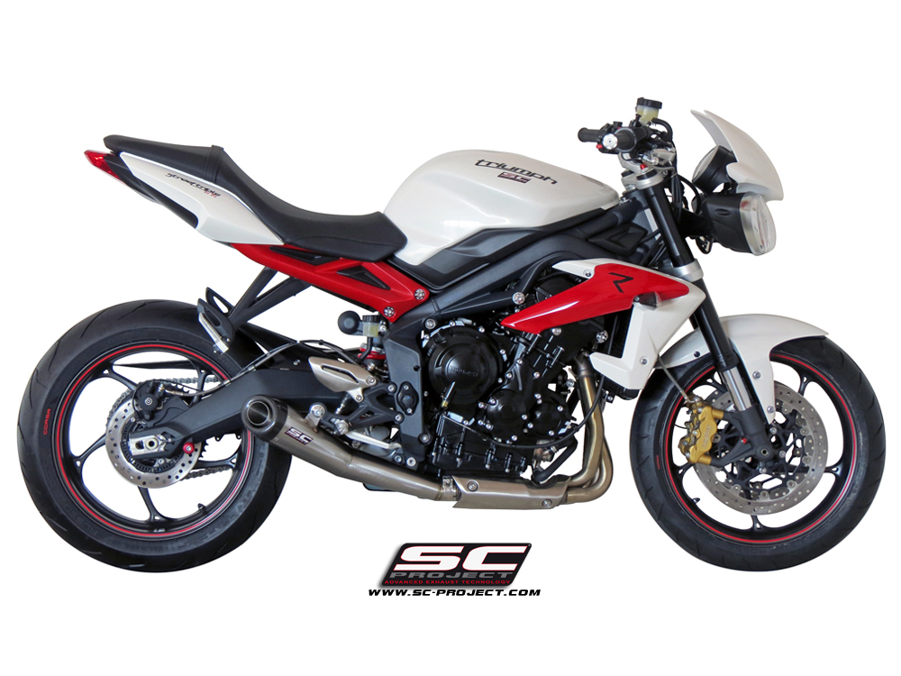 SC-Project Conic Slip On Triumph Street Triple / R / RX  2013-2016