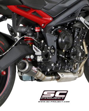 SC-Project CR-T Slip On Triumph Street Triple / R / RX  2013-2016