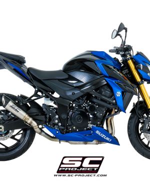 SC-Project Black Titanium S1 Slip On – Suzuki GSX-S750 2017-2018