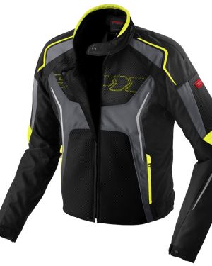 Spidi Tronik Mesh Textile Jacket –  Black / Gray / Yellow