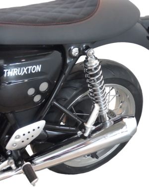 Bitubo WME0 Lowering Adjustable Chrome Shocks for 2016-2020 Triumph Thruxton 1200 / 1200R  & Speed Twin 1200