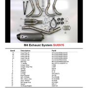 M4 Full System with Titanium Canister 2008-10 GSX-R600