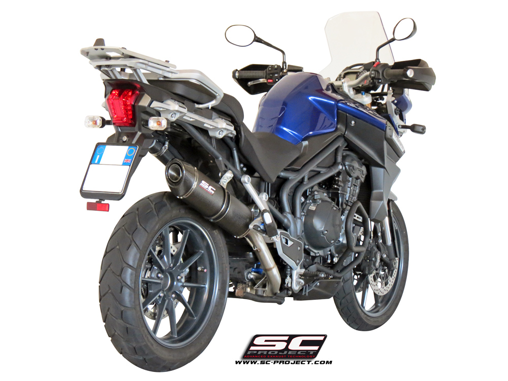 SC-Project Oval High Mount Slip On Triumph Explorer 1200  2011-2016