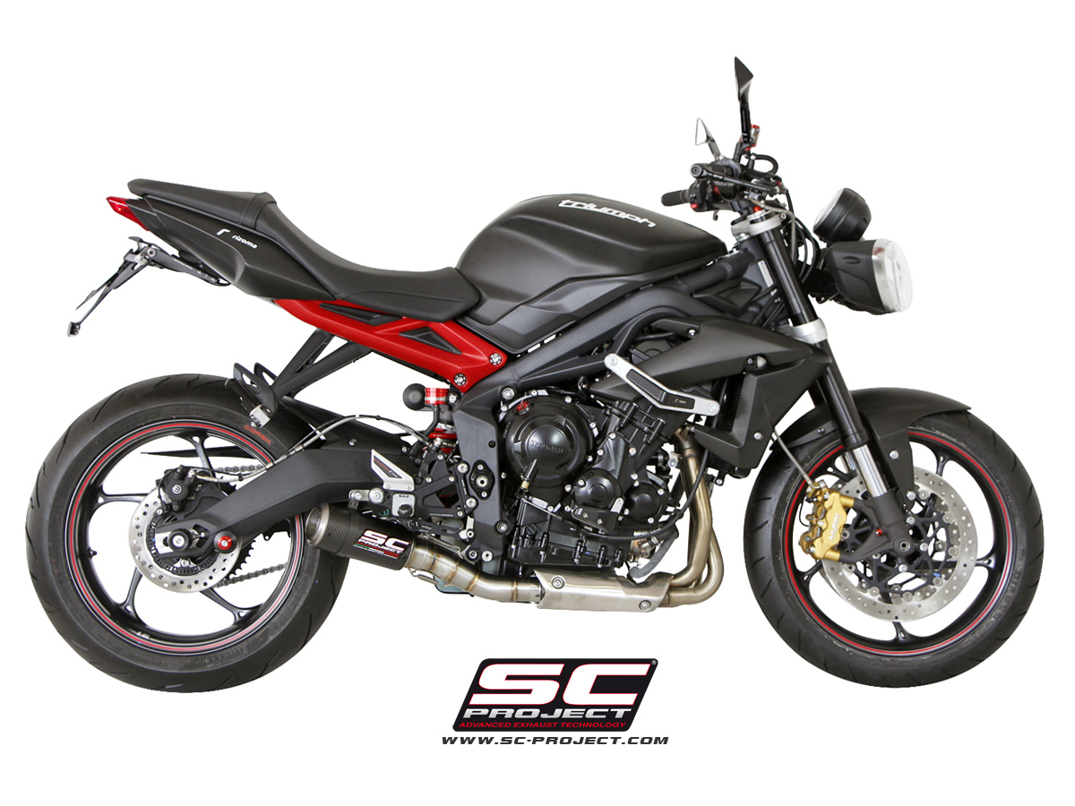 SC-Project CR-T Slip On Triumph Street Triple / R / RX  2013-2016