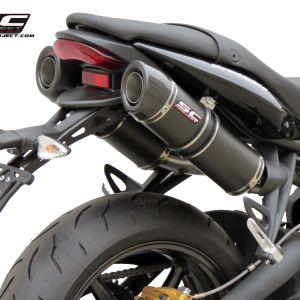 SC-Project Dual GP-Tech Slip Ons Triumph Street Triple / R  2007-2012