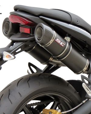 SC-Project Dual GP-Tech Slip Ons Triumph Street Triple / R  2007-2012