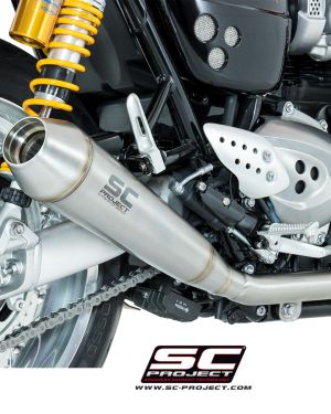 SC-Project Dual Conic Slip Ons Triumph Thruxton R 2016-2017