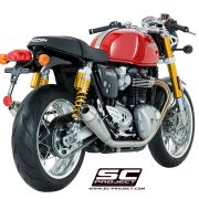 SC-Project Dual Conic Slip Ons Triumph Thruxton R 2016-2017