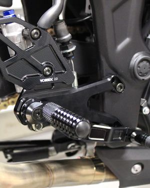 Vortex V3 2.0 Adjustable Rearsets 2015-2023 Yamaha YZF-R3