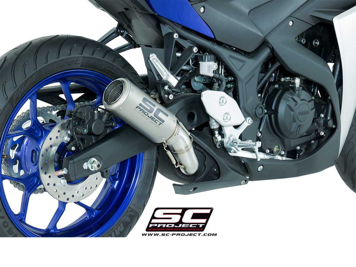 SC-Project CR-T Slip On 2015-2019 Yamaha YZF-R3