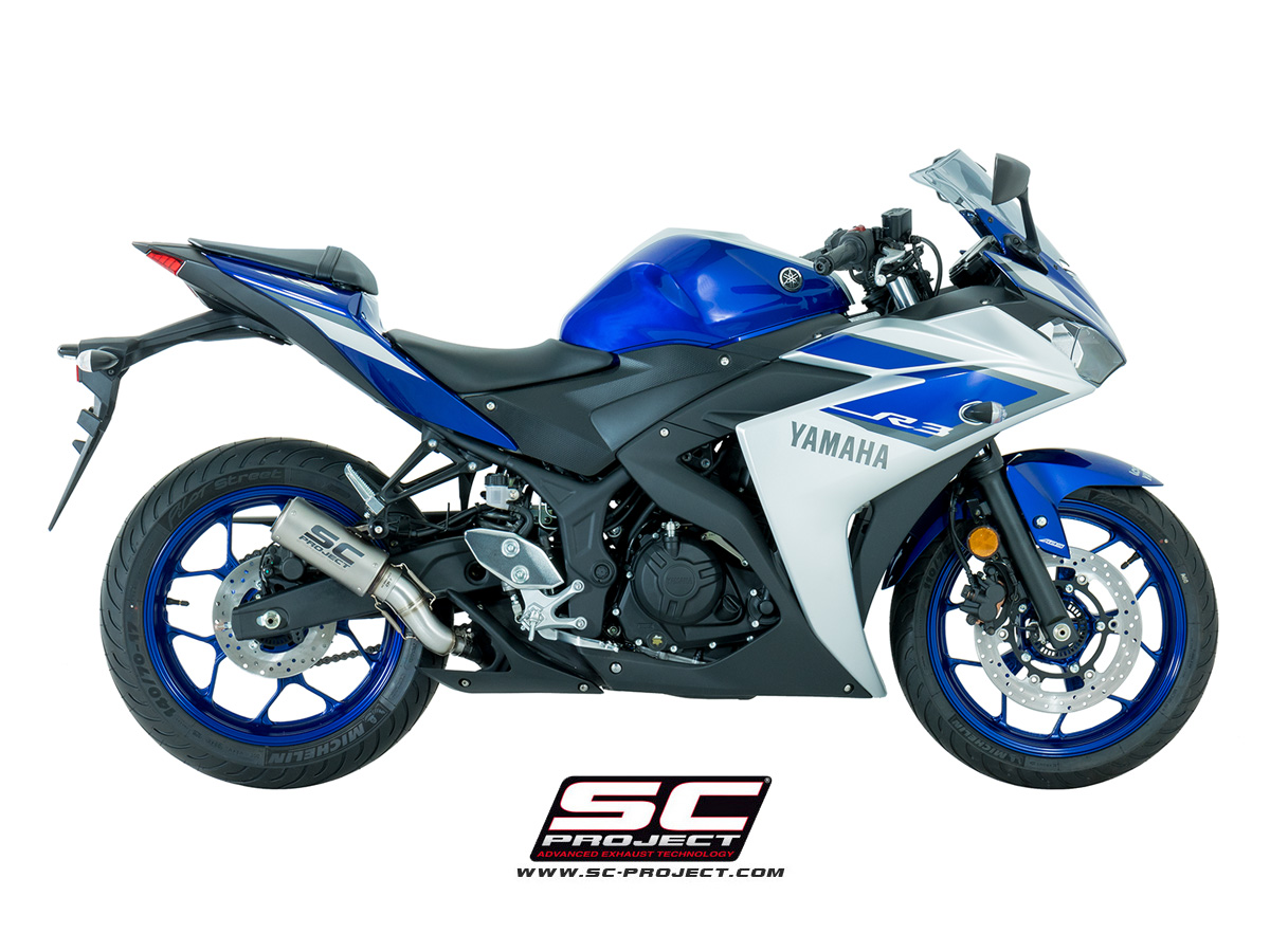 SC-Project CR-T Slip On 2015-2019 Yamaha YZF-R3