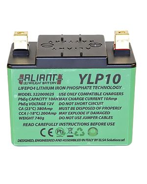 Aliant YLP10 10.0 AH ALICHEM Lifepo4 Battery