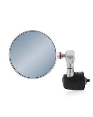 Rizoma Spy-R Bar End Mirror | 57mm | Silver