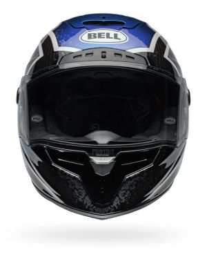 Bell Race Star Flex DLX Carbon Fiber Helmet – Xenon Orion | Gloss black / blue