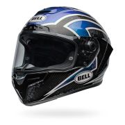 Bell Race Star Flex DLX Carbon Fiber Helmet – Xenon Orion | Gloss black / blue