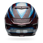 Bell Race Star Flex DLX Carbon Fiber Helmet – Xenon | Gloss Maroon / Blue