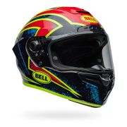 Bell Race Star Flex DLX Carbon Fiber Helmet – Xenon Retina | Gloss