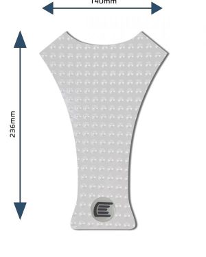 Eazi Grip EVO Center Tank Pads – Clear – Design B