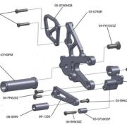 Woodcraft Rearset Kit – Complete GP Shift W/Pedals – Aprilia RSV4 / Tuono V4 (2021-23)