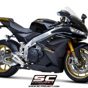 SC-Project S1 Carbon Fiber / Titanium Slip-On – Aprilia RSV4 1100 / Tuono / Factory (2021-2023)