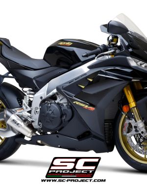 SC-Project S1 Carbon Fiber / Titanium Slip-On – Aprilia RSV4 1100 / Tuono / Factory (2021-2023)