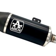 Arrow Indy Race Aluminum “Dark” Slip-On Exhaust w/ CF endcap –  BMW F900XR (2020-2023)