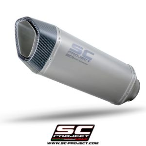 SC-Project SC1-R Titanium Slip-On Exhaust w/ CF endcap | Kawasaki ZX-6R 636 (2019-2023)
