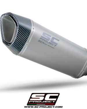 SC-Project SC1-R Titanium Slip-On Exhaust w/ CF endcap | Kawasaki ZX-6R 636 (2019-2023)