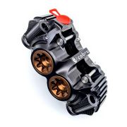 PZ5 Cobra Billet Monoblock Supermoto 108mm Racing Caliper – Black – Left Side