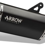 Arrow Sonora Titanium DARK Slip-On Exhaust w/ CF end cap – Suzuki V-Strom 1050 (2020-2023)