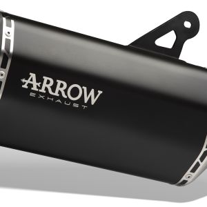 Arrow Sonora Titanium DARK Slip-On Exhaust w/ CF end cap - Suzuki V-Strom 1050 (2020-2023)