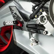 LighTech ‘Track System’ Adjustable Rearsets R Version (Standard / GP Shift)  –  2021-2023 Aprilia RS660